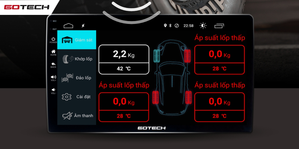 Lắp cảm biến áp suất lốp cho xe và những điều cần lưu ý