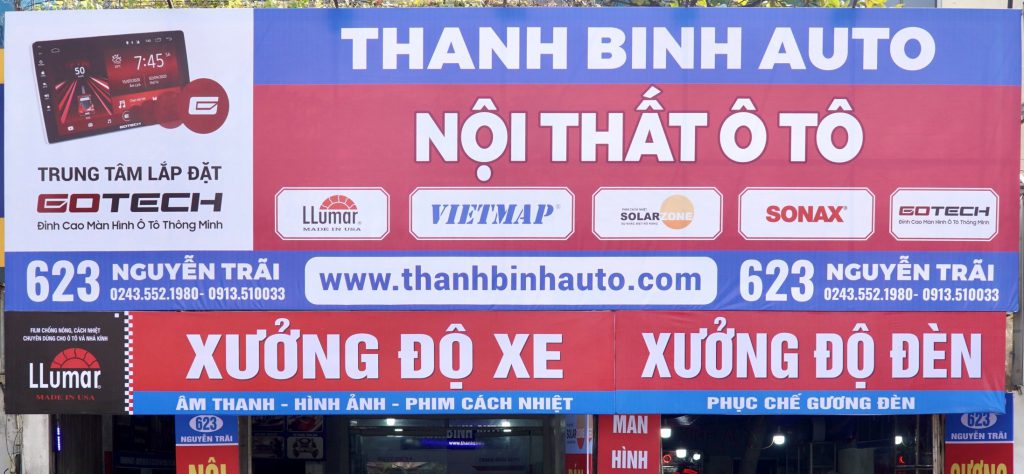 Chuỗi cửa hàng Thanh Bình Auto tại Hà Nội