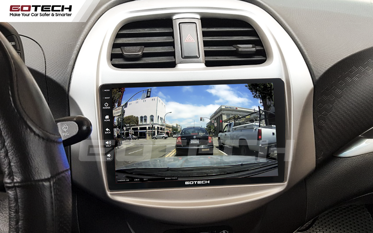 Tích hợp bản đồ dẫn đường thông minh trên màn hình ô tô GOTECH cho xe Chevrolet Spark 2018