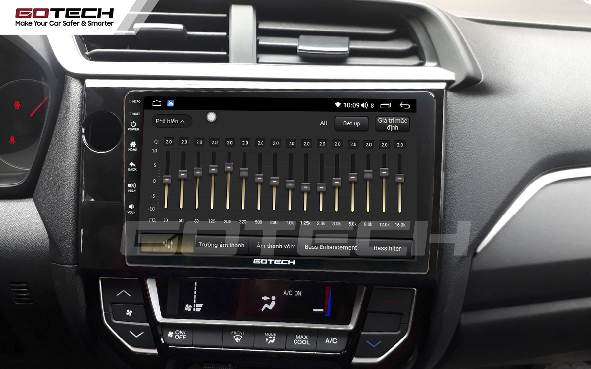Bộ xử lý âm thanh DSP chất lượng cao trên màn hình ô tô thông minh GOTECH