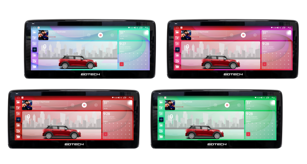 Màn hình GT Mazda Pro với giao diện độc quyền từ GOTECH