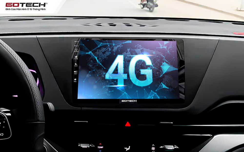 Màn hình ô tô Gotech cho xe Kia Carens 2023 kết nối internet 4G tốc độ cao