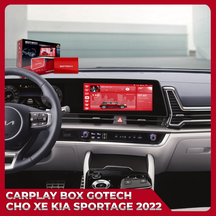 Carplay Box GOTECH cho xe Kia Sportage 2022