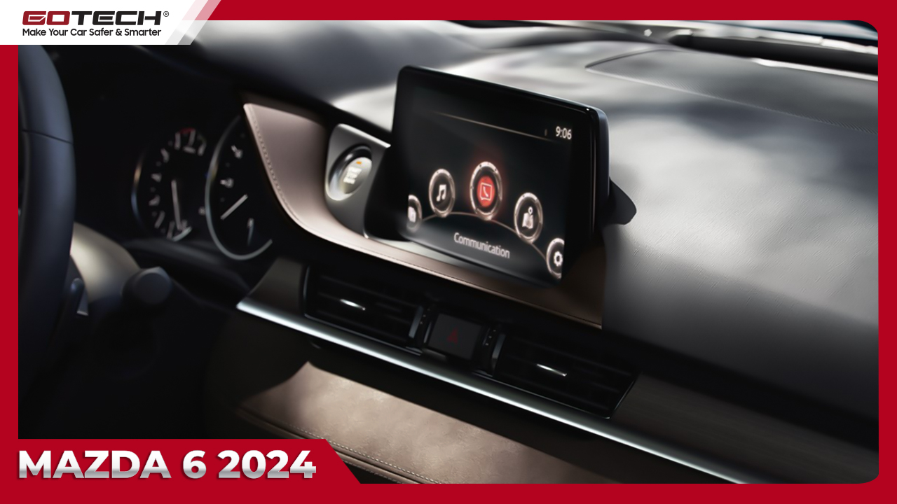 Xe Mazda 6 2024 màn hình giải trí