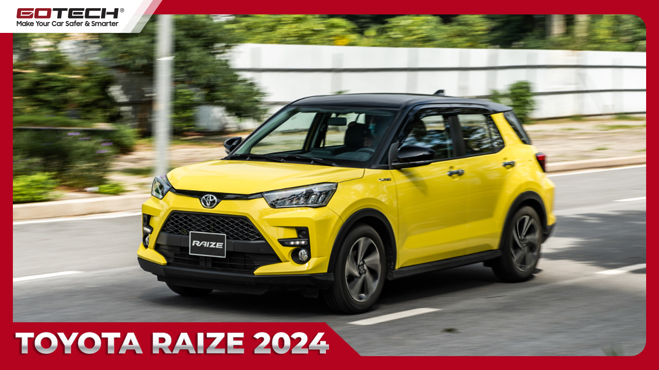 Xe Toyota Raize 2024 giao diện sang trọng