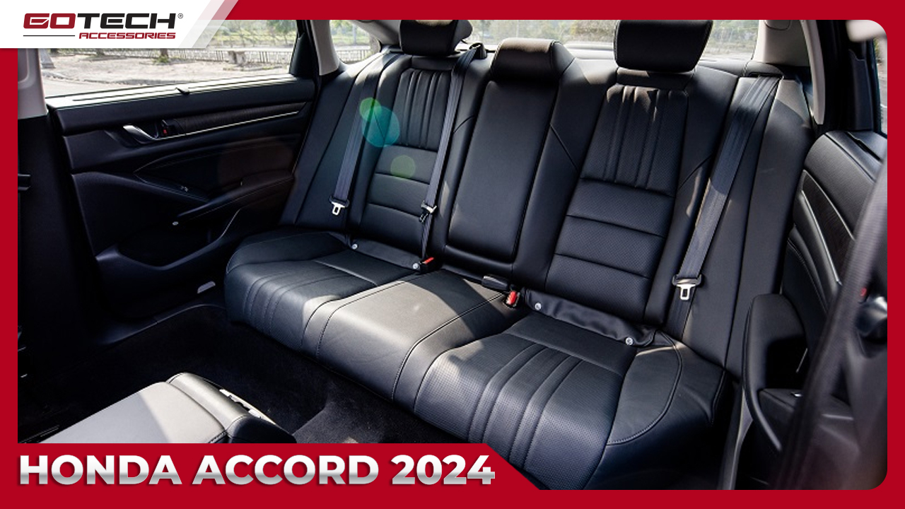 Ghế sau của Honda Accord 2024 không chỉ cung cấp không gian rộng rãi mà còn chăm sóc đến sự thoải mái và tiện ích, tạo điểm đặc sắc và sự sang trọng cho mọi hành khách.