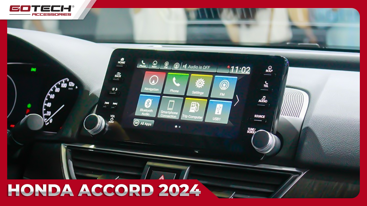 Màn hình giải trí hiện đại của Honda Accord 2024 không chỉ là một điểm nhấn, mà còn là yếu tố quyết định, nâng tầm trải nghiệm điều khiển lên một đẳng cấp mới.