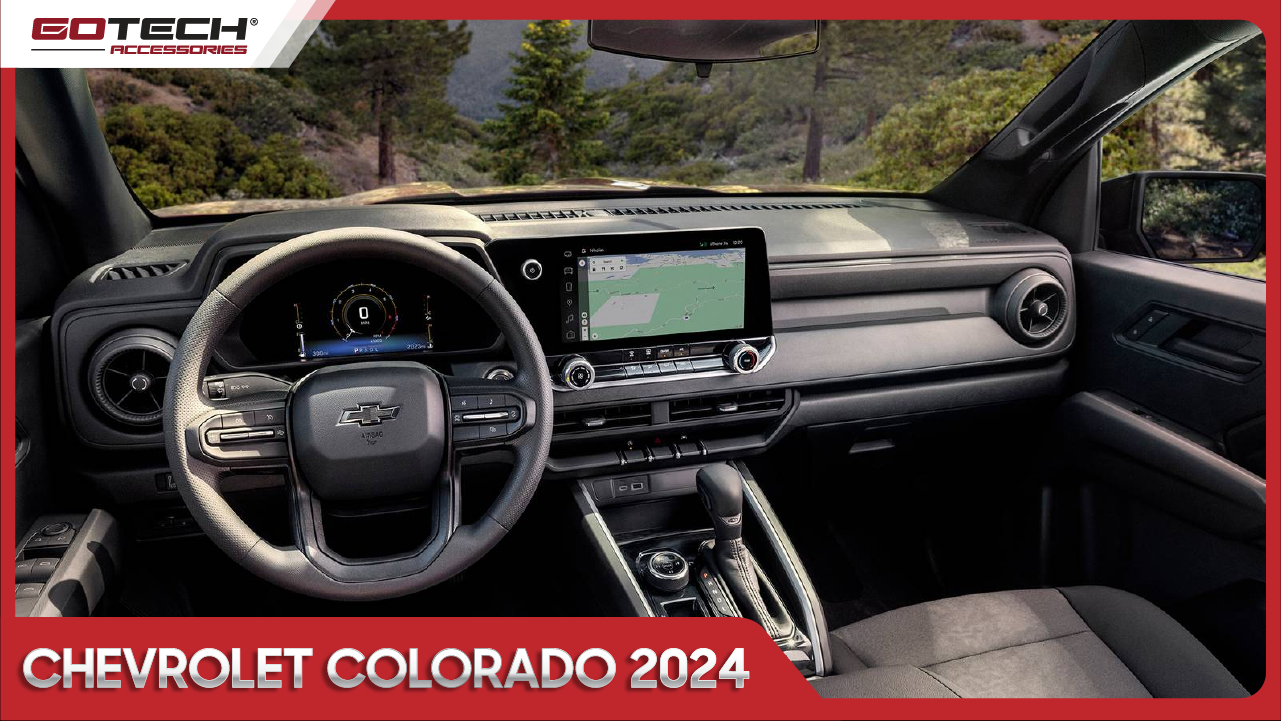 Xe Chevrolet Colorado 2024 khoang lái hiện đại