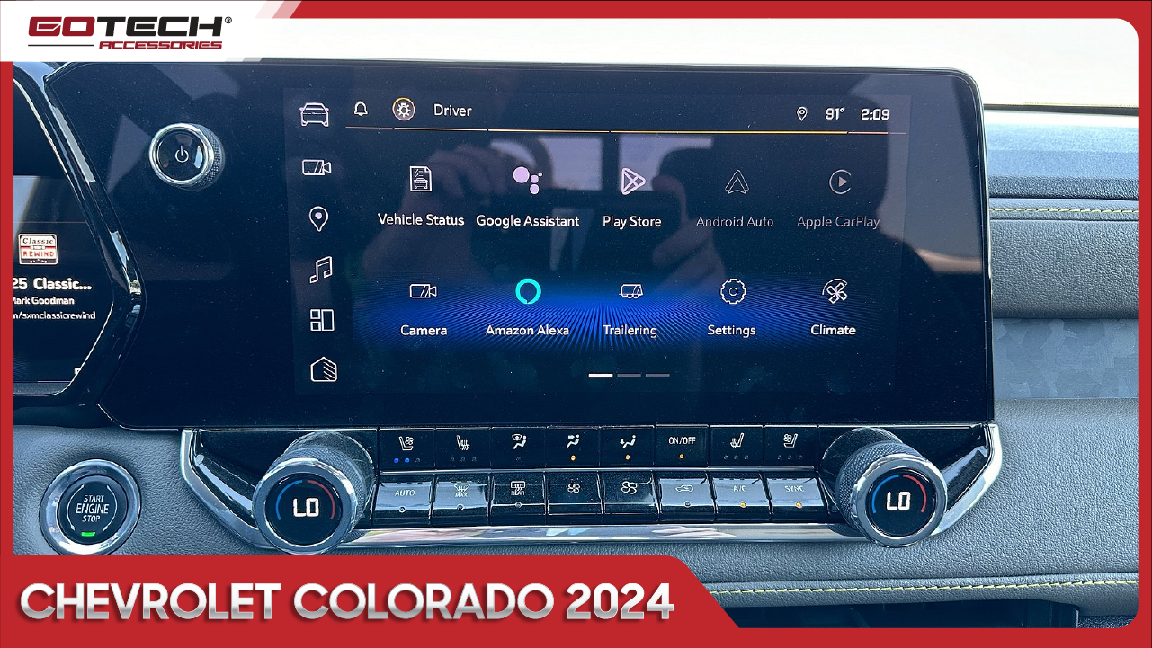 Xe Chevrolet Colorado 2024 màn hình giải trí