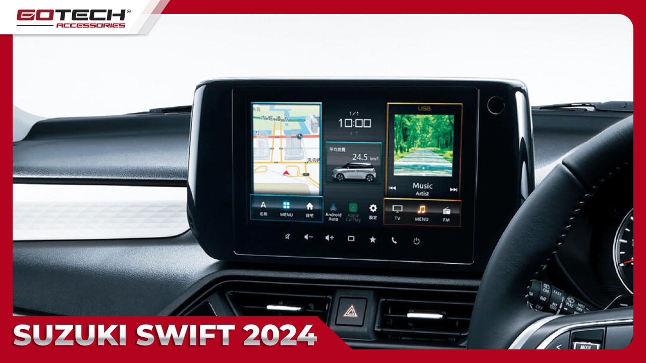 Xe Suzuki Swift 2024 màn hình giải trí