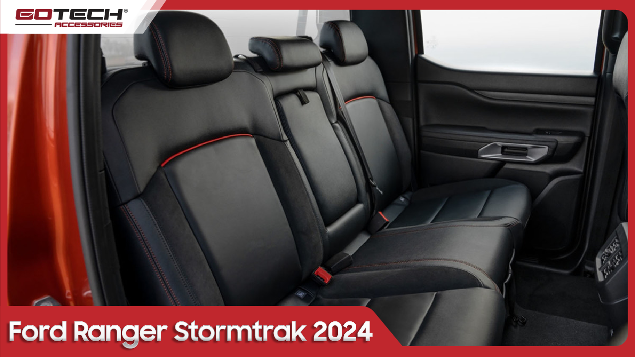 Xe Ford Ranger Stormtrak 2024 ghế sau