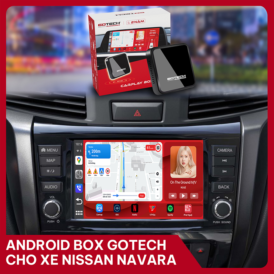 Android Box Cho Xe Nissan Navara