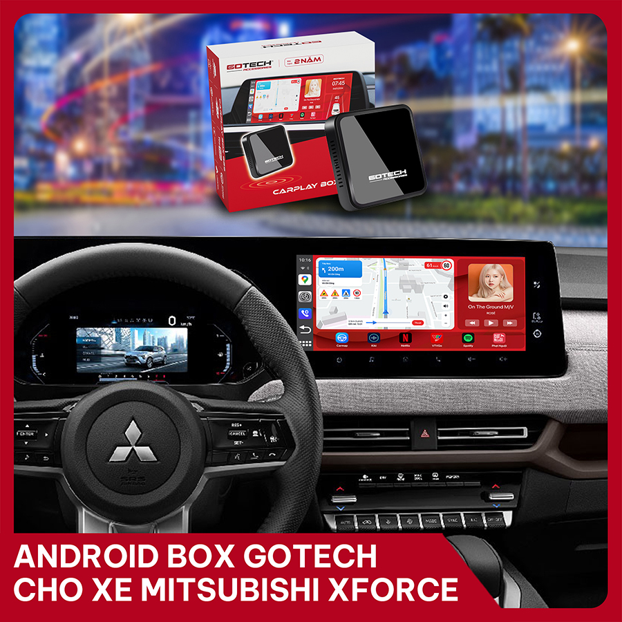 Android Box Cho Xe Mitsubishi XForce