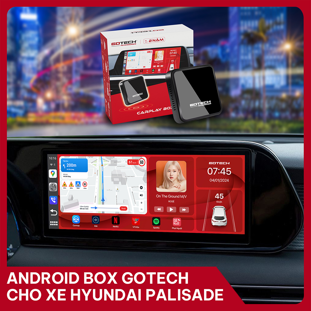Android Box cho xe Hyundai Palisade 