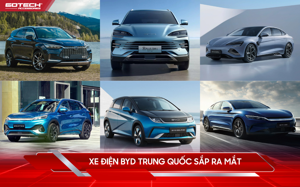 Các mẫu xe điện BYD sẽ góp mặt tại Việt Nam