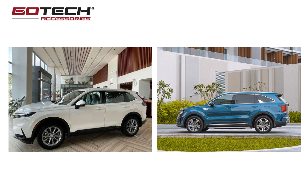 So sánh Kia Sorento và CR-V về Thiết kế Ngoại thất