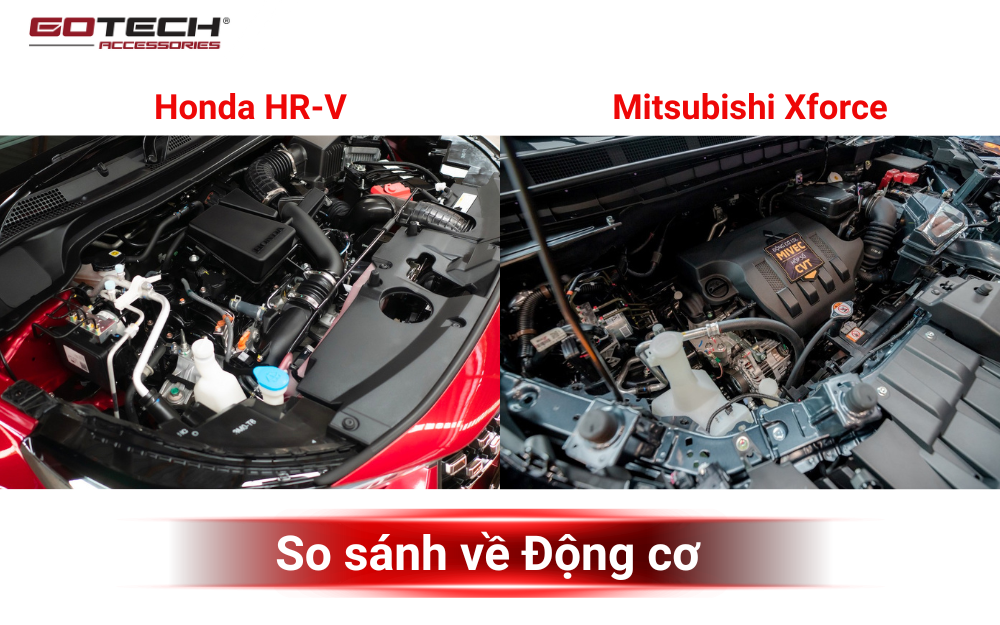 So sánh Xforce và HR-V về Động cơ