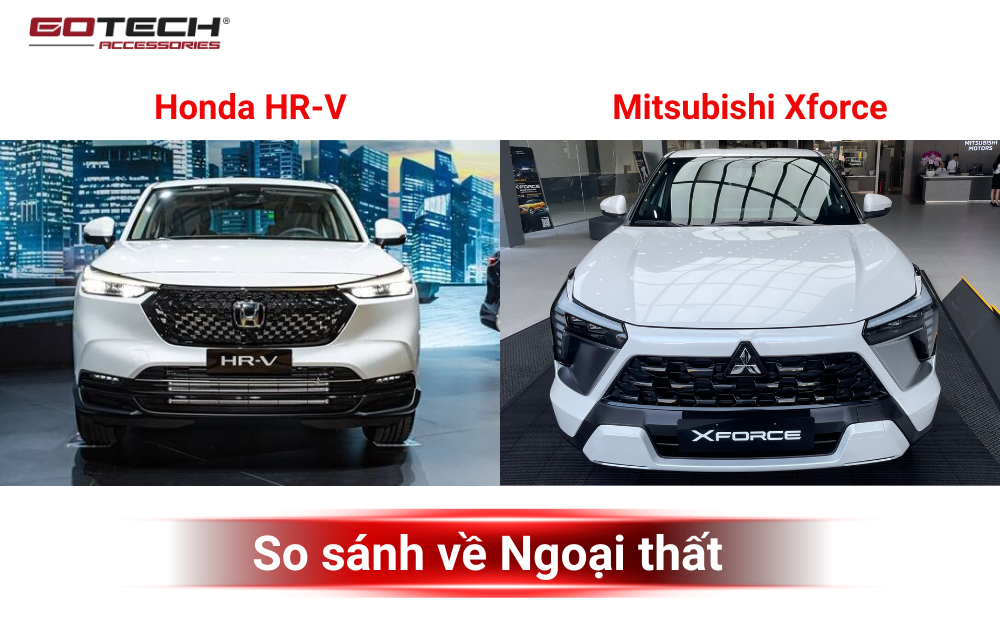 So sánh Xforce và HR-V về Ngoại thất