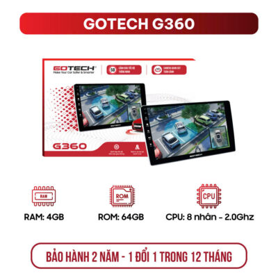 Màn hình ô tô Gotech G360