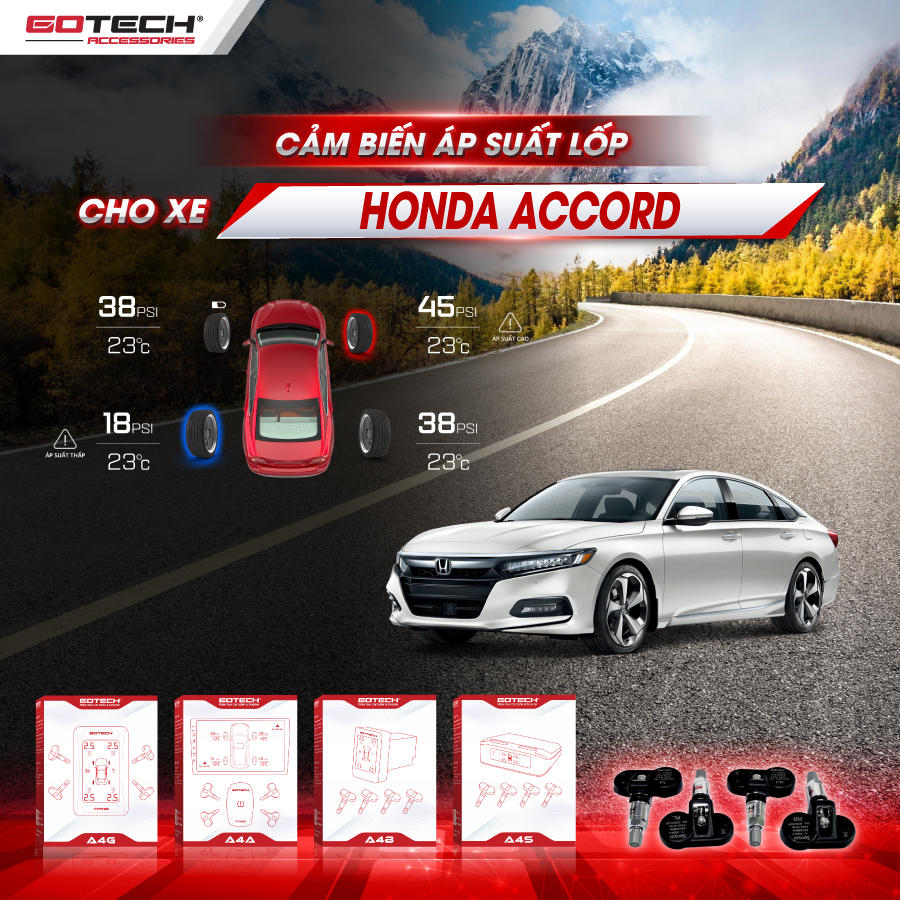 Cảm biến áp suất lốp cho xe Honda Accord