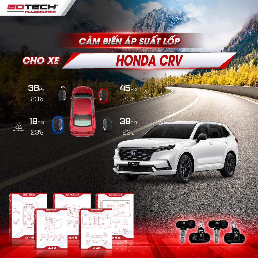Cảm biến áp suất lốp cho xe Honda CRV