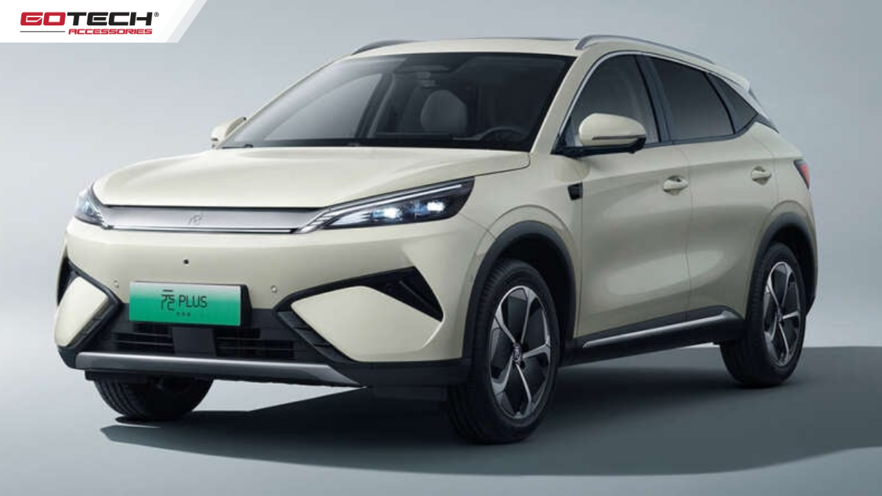 Hệ thống LiDAR và đèn LED trên đầu xe BYD Atto 3 2026