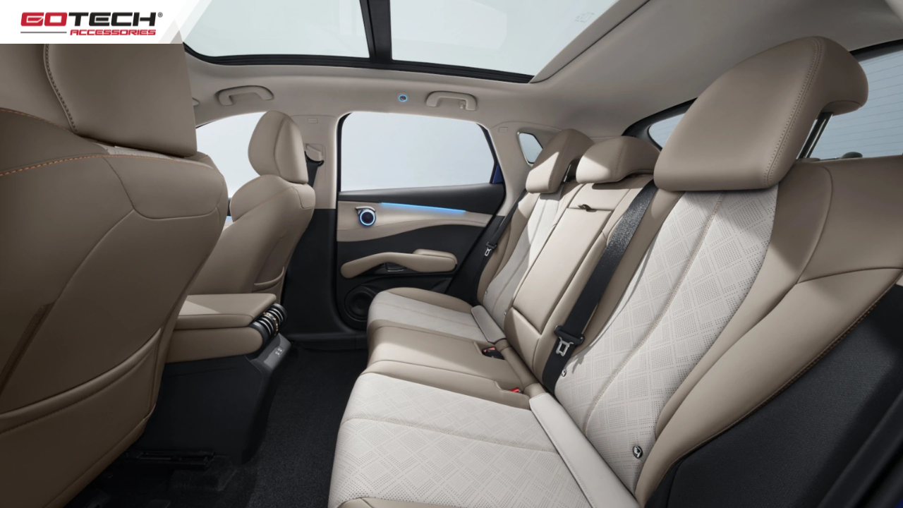 Hàng ghế thứ hai BYD Atto 3 Evo rộng rãi