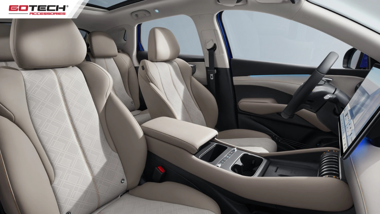 Thiết kế nội thất hàng ghế BYD Atto 3 Evo ôm sát người lái
