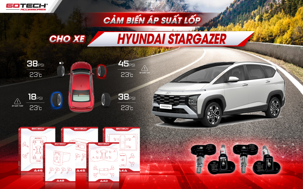 Lý do nên lắp cảm biến áp suất lốp Hyundai Stargazer