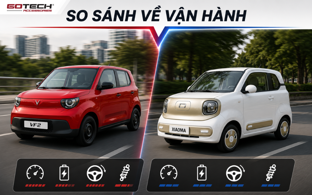 So sánh khả năng vận hành VinFast VF2 và Bestune Xiaoma