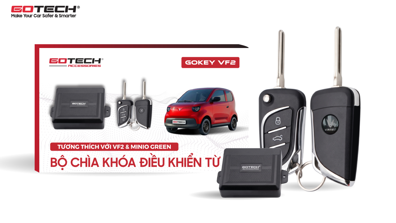 Chìa khoá tự động xe Gotech Gokey VF2