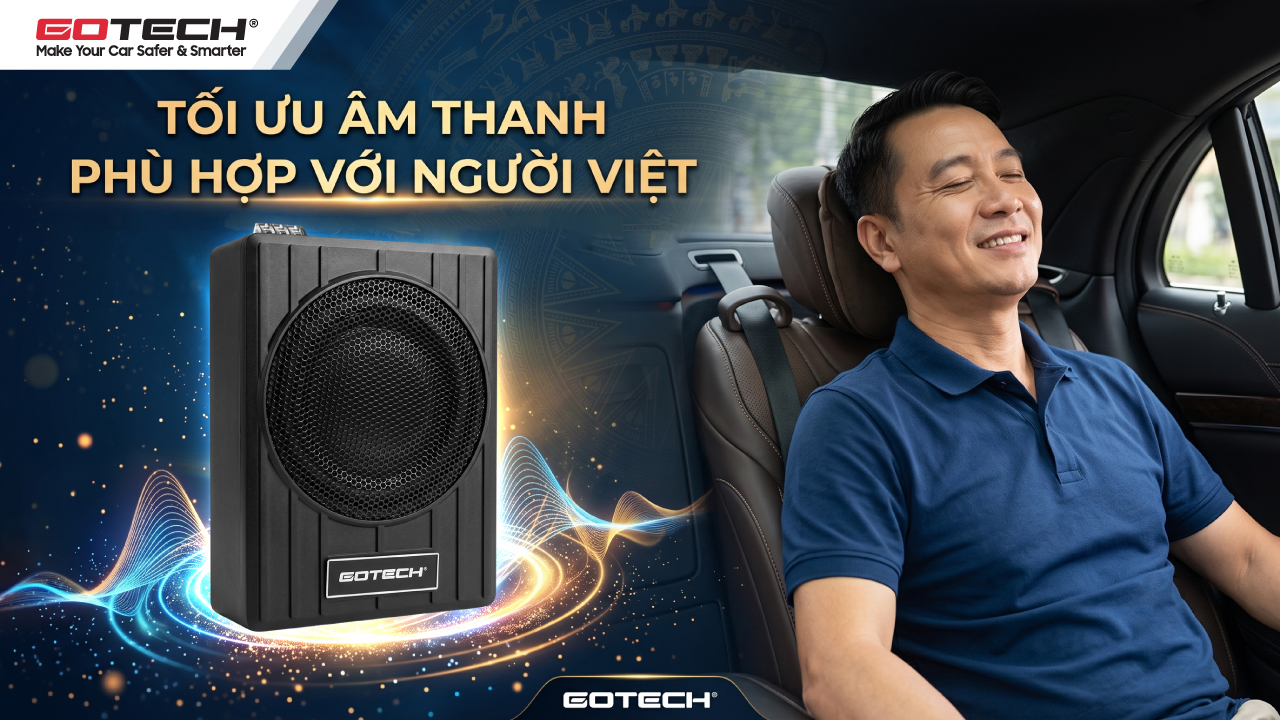 Cấu tạo loa trầm Gotech BL6 tối ưu âm thanh phù hợp với người Việt