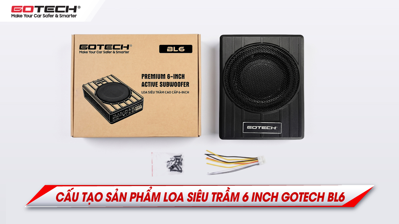 Cấu tạo loa trầm Gotech BL6