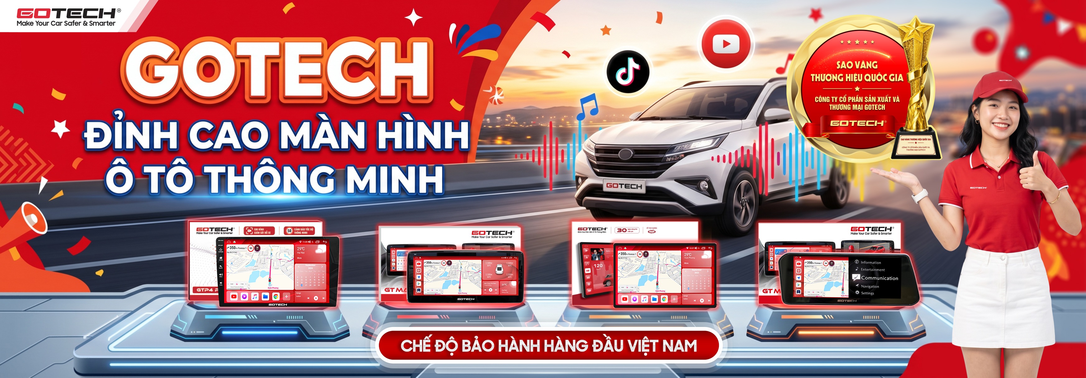 Màn hình Ô Tô Android Gotech